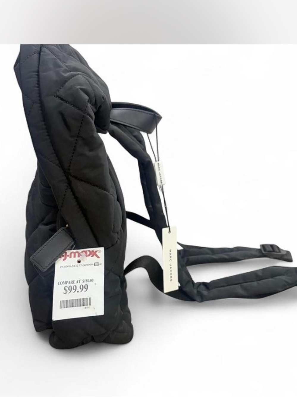 Marc Jacobs Black Quilted Backpack NWT - Picture 4 of 8